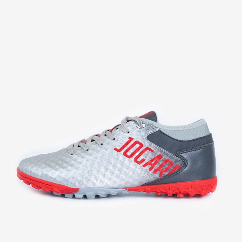Giày bóng đá jogarbola JG-9020 colorlux 2.0 Ultra Silver/red