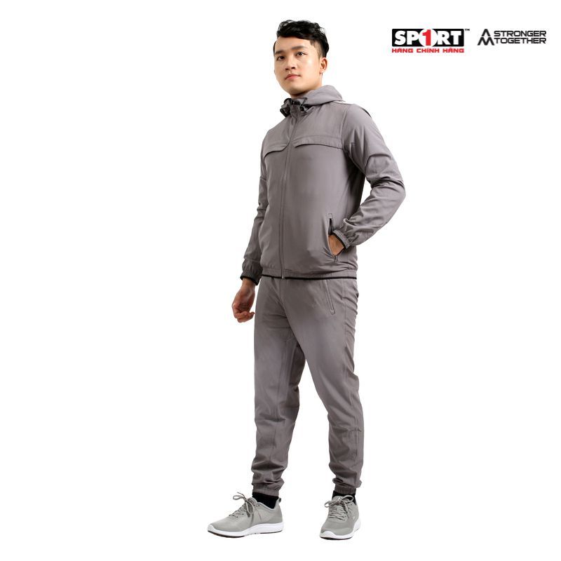  Bộ gió nam AM mũ lé Black MWS003 màu Dark Grey 