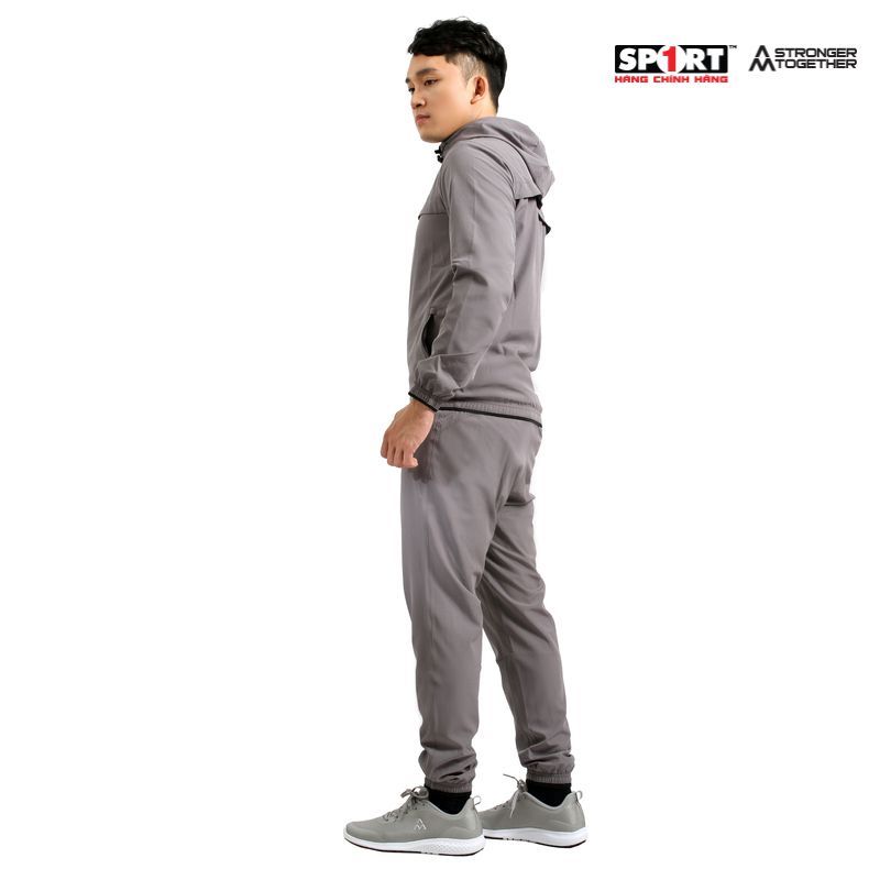 Bộ gió nam AM mũ lé Black MWS003 màu Dark Grey