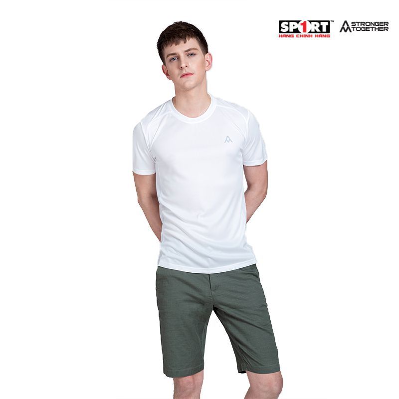 Áo T-shirt sao màu trắng Nam TSS001