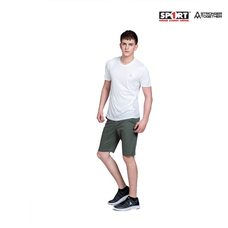 Áo T-shirt sao màu trắng Nam TSS001