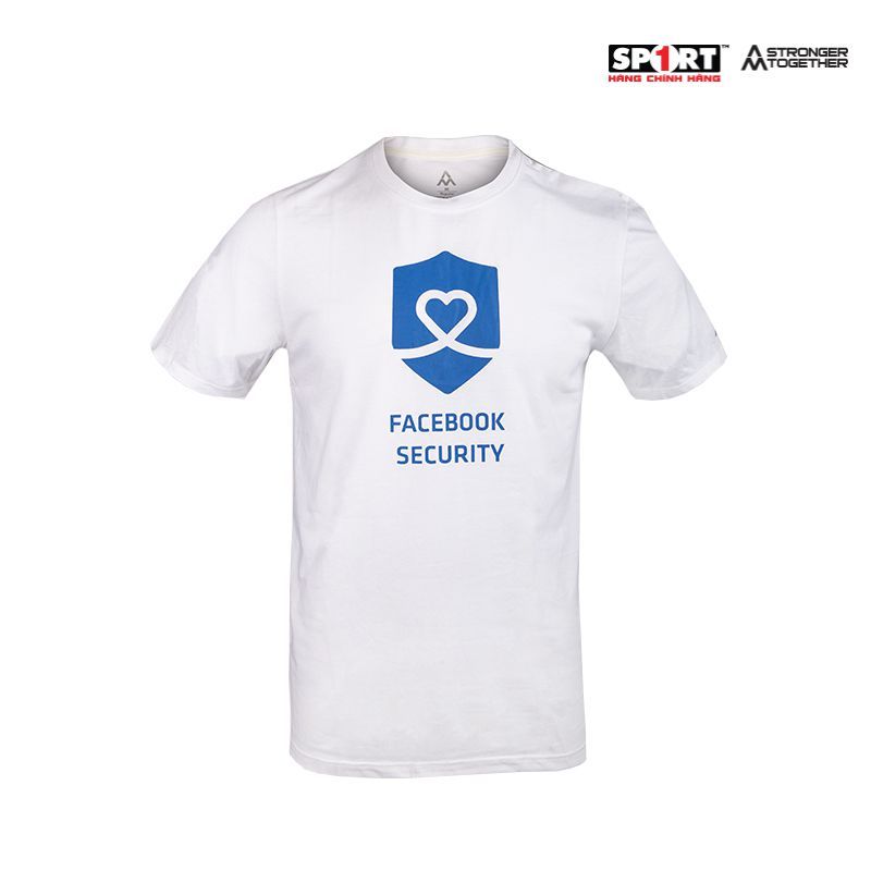 Áo T.shirt cotton Face Book trắng - TSFB07