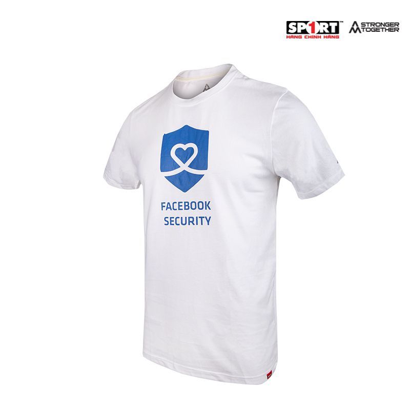 Áo T.shirt cotton Face Book trắng - TSFB07