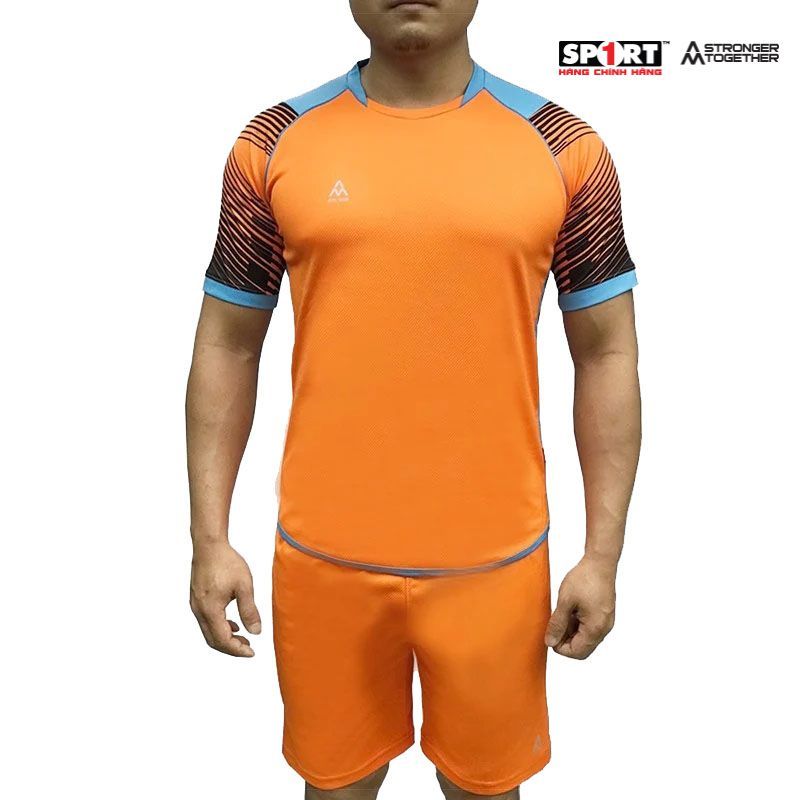 Bộ bóng đá thể thao AM cam BD001