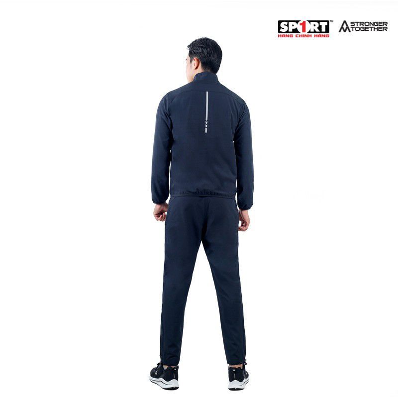 Bộ gió AM nam viền chun gấu MWS002 màu Black