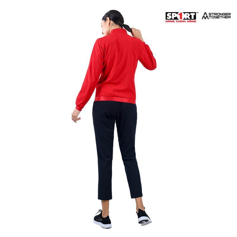 Bộ gió AM nữ cắt cúp WWS002 màu Red/ Black