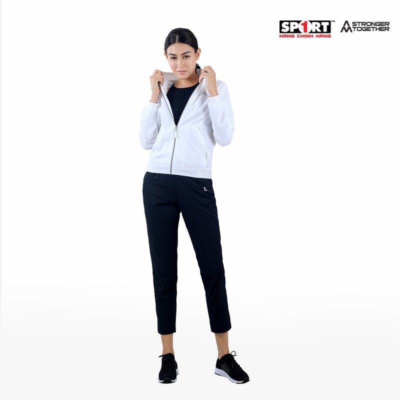 Bộ gió AM nữ cắt cúp WWS002 màu White/ Black