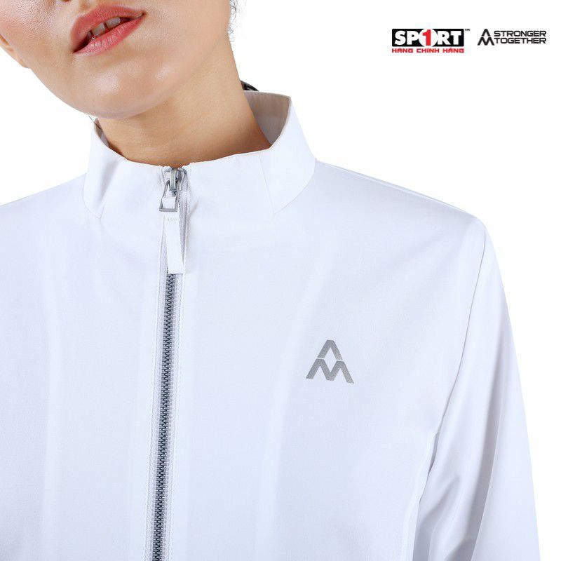 Bộ gió AM nữ cắt cúp WWS002 màu White/ Black