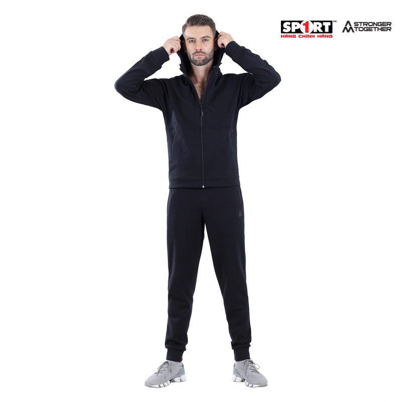 Bộ nỉ AM nam mũ MTS002 màu Black