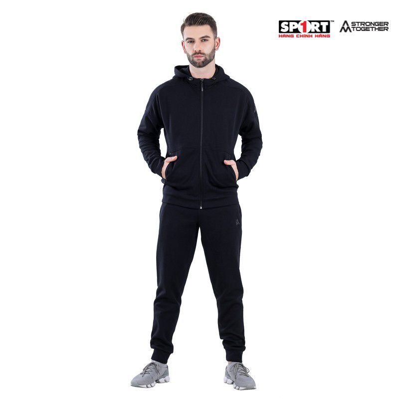 Bộ nỉ AM nam mũ MTS002 màu Black