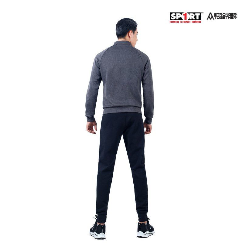 Bộ nỉ AM nam phản quang MTS003 màu DK.Grey/ Black