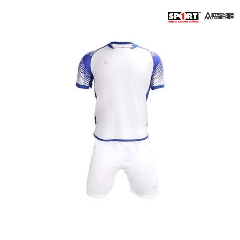 Bộ bóng đá thể thao AM trắng BD001