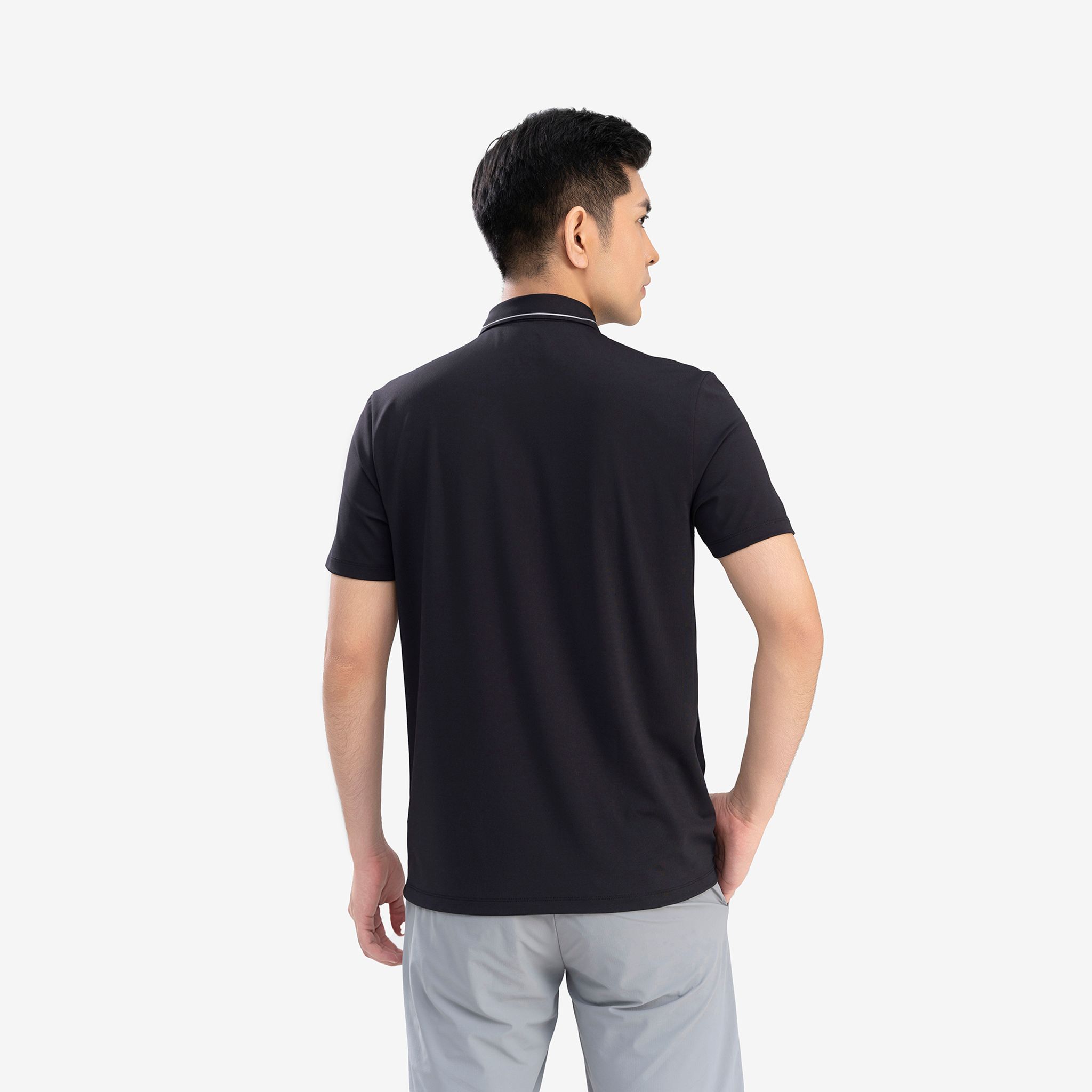 Áo Polo nam AM màu đen MP25105-00