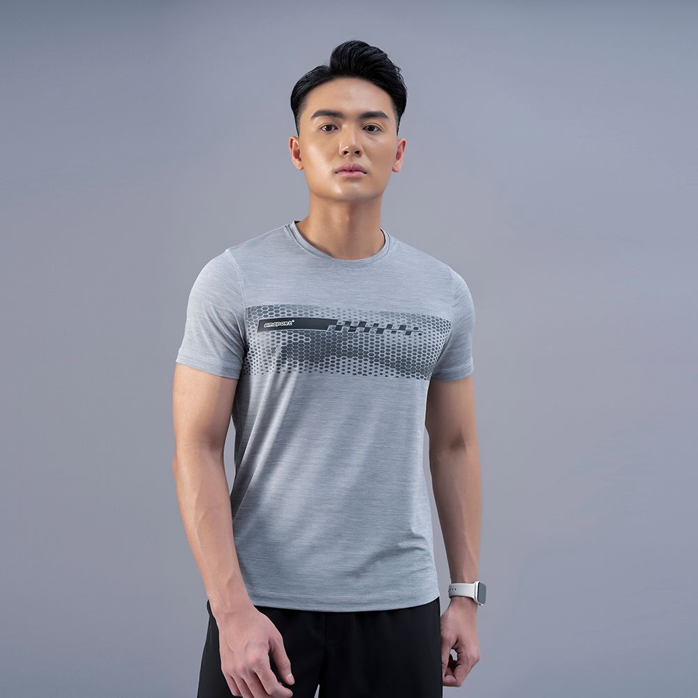  Áo Tshirt nam AM màu ghi TSM232-22 