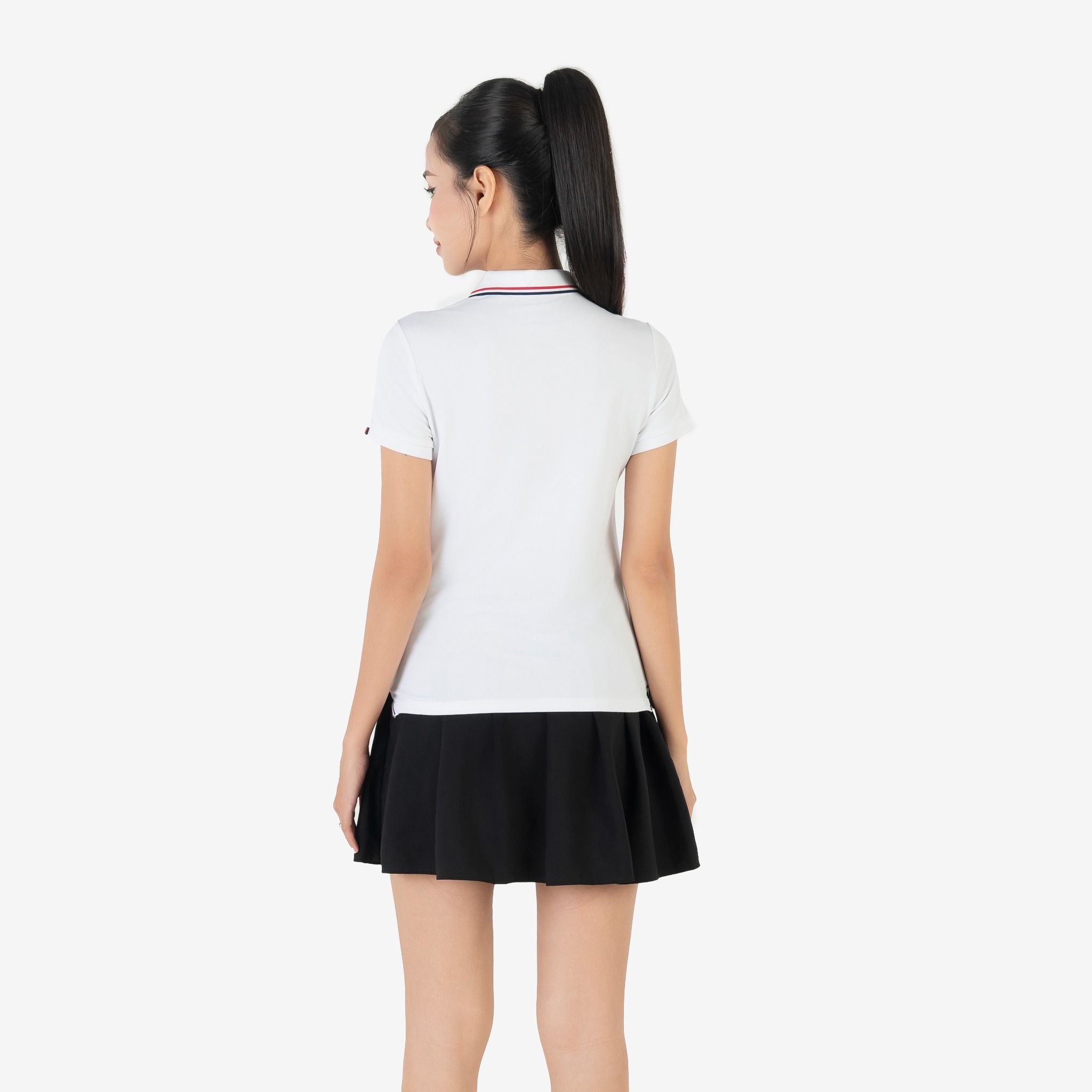 Áo Polo Nữ AM màu trắng PLW2408-11