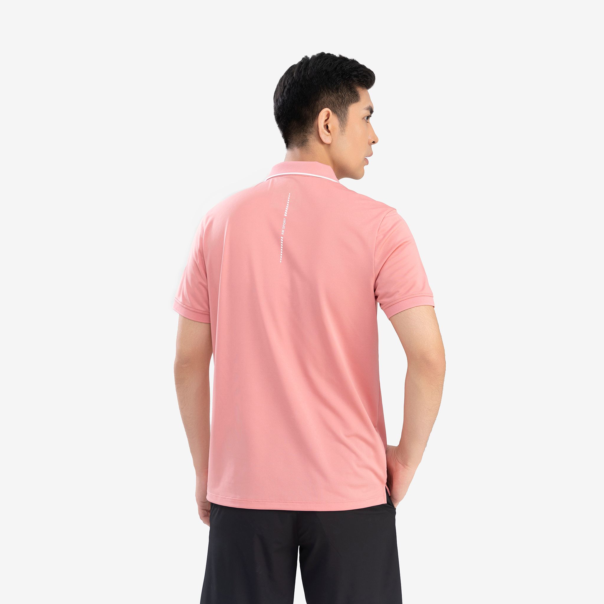 Áo Polo nam AM màu hồng MP25118-66
