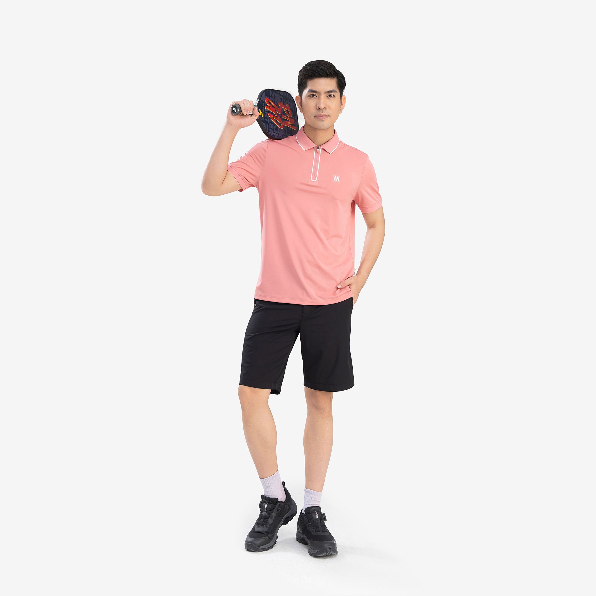 Áo Polo nam AM màu hồng MP25118-66