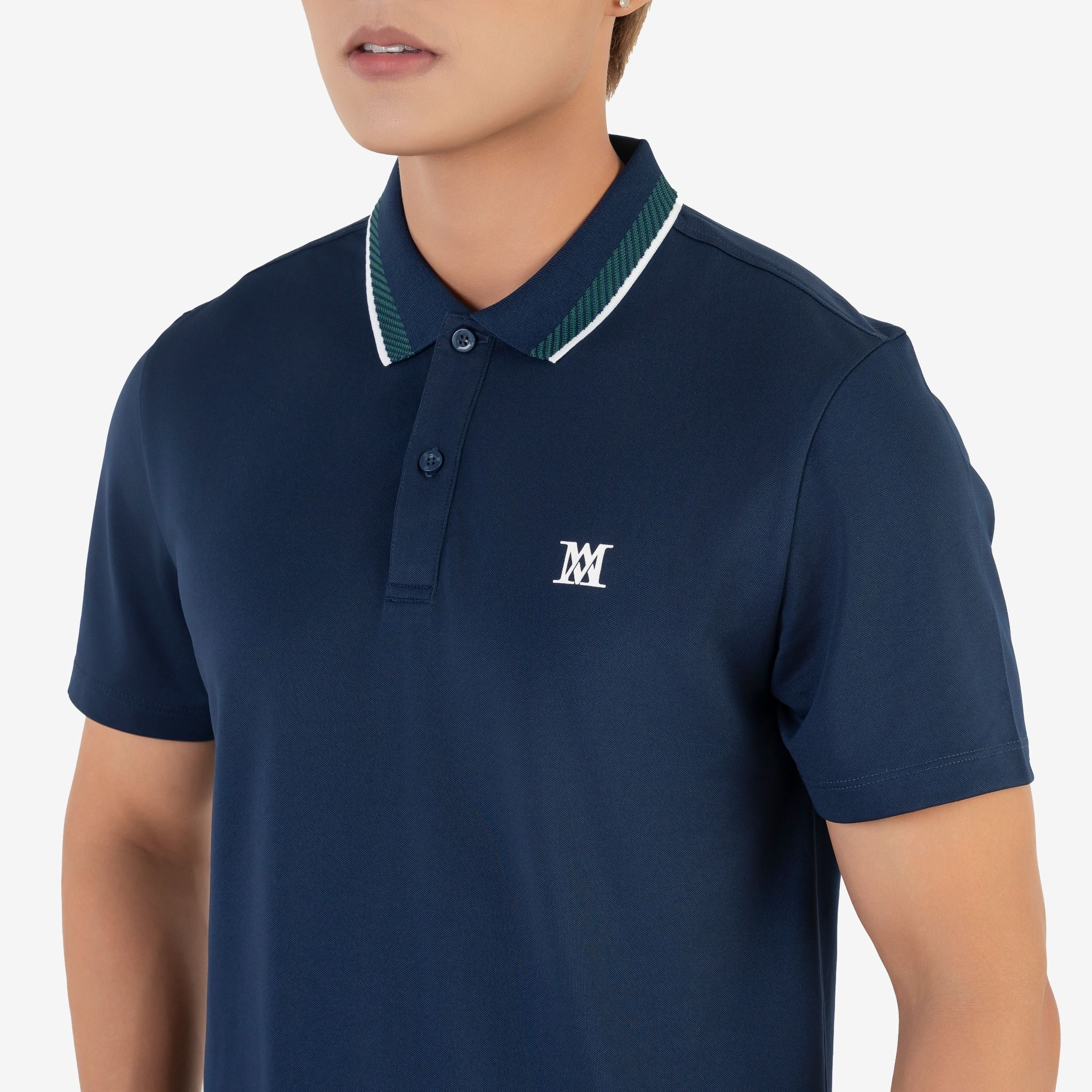 Áo Polo nam AM màu tím than PLM242-44