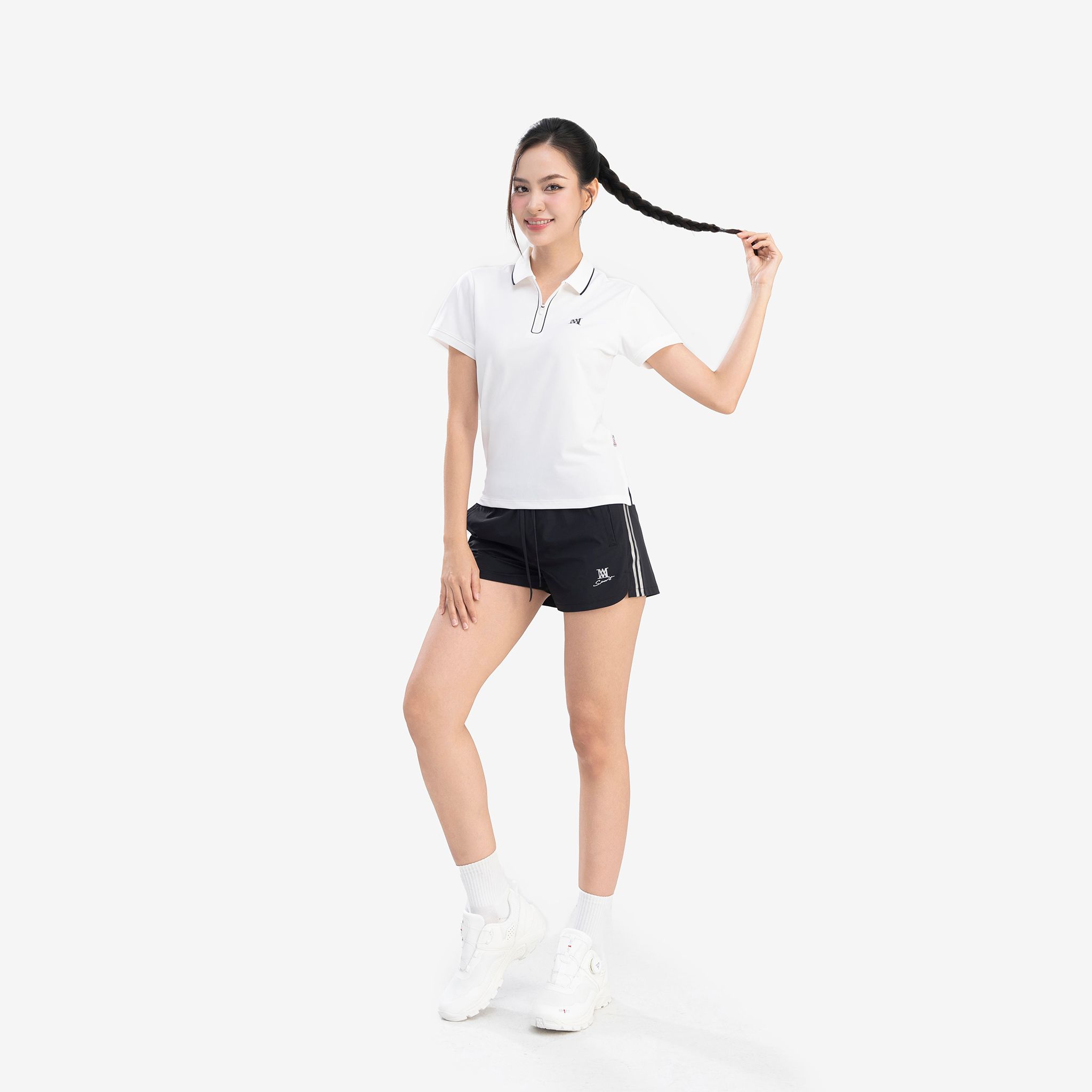 Áo Polo nữ AM màu trắng WP25117-11