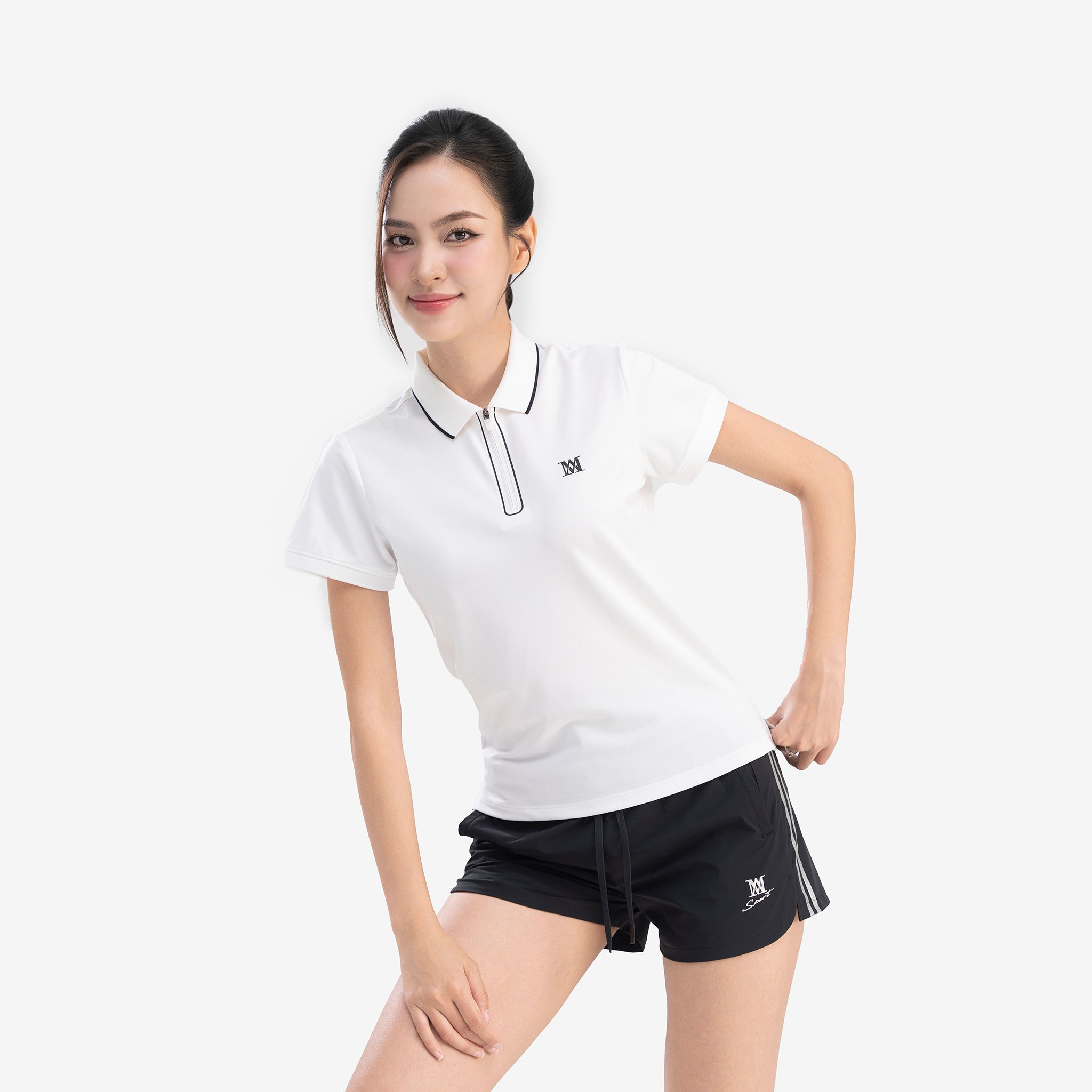 Áo Polo nữ AM màu trắng WP25117-11