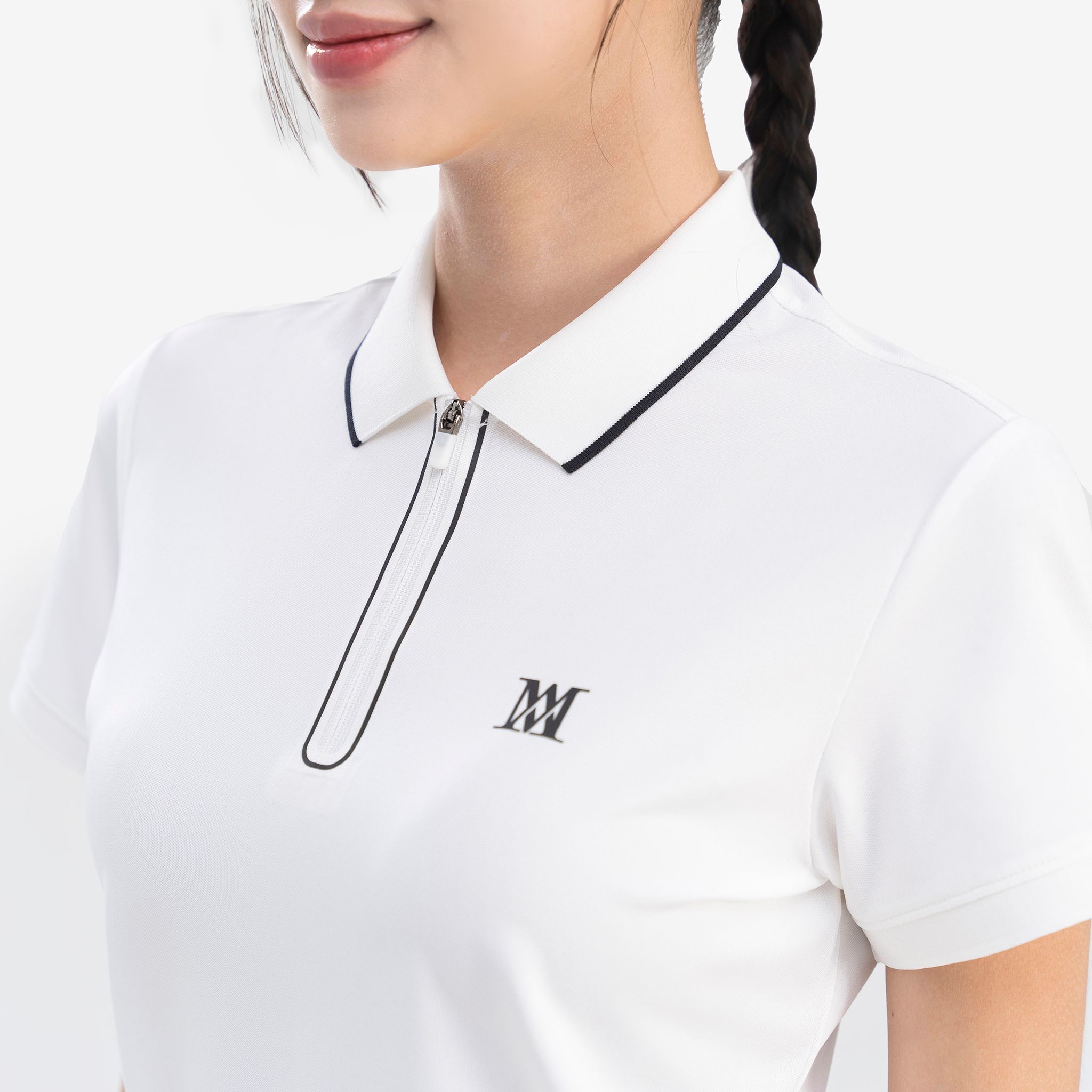 Áo Polo nữ AM màu trắng WP25117-11