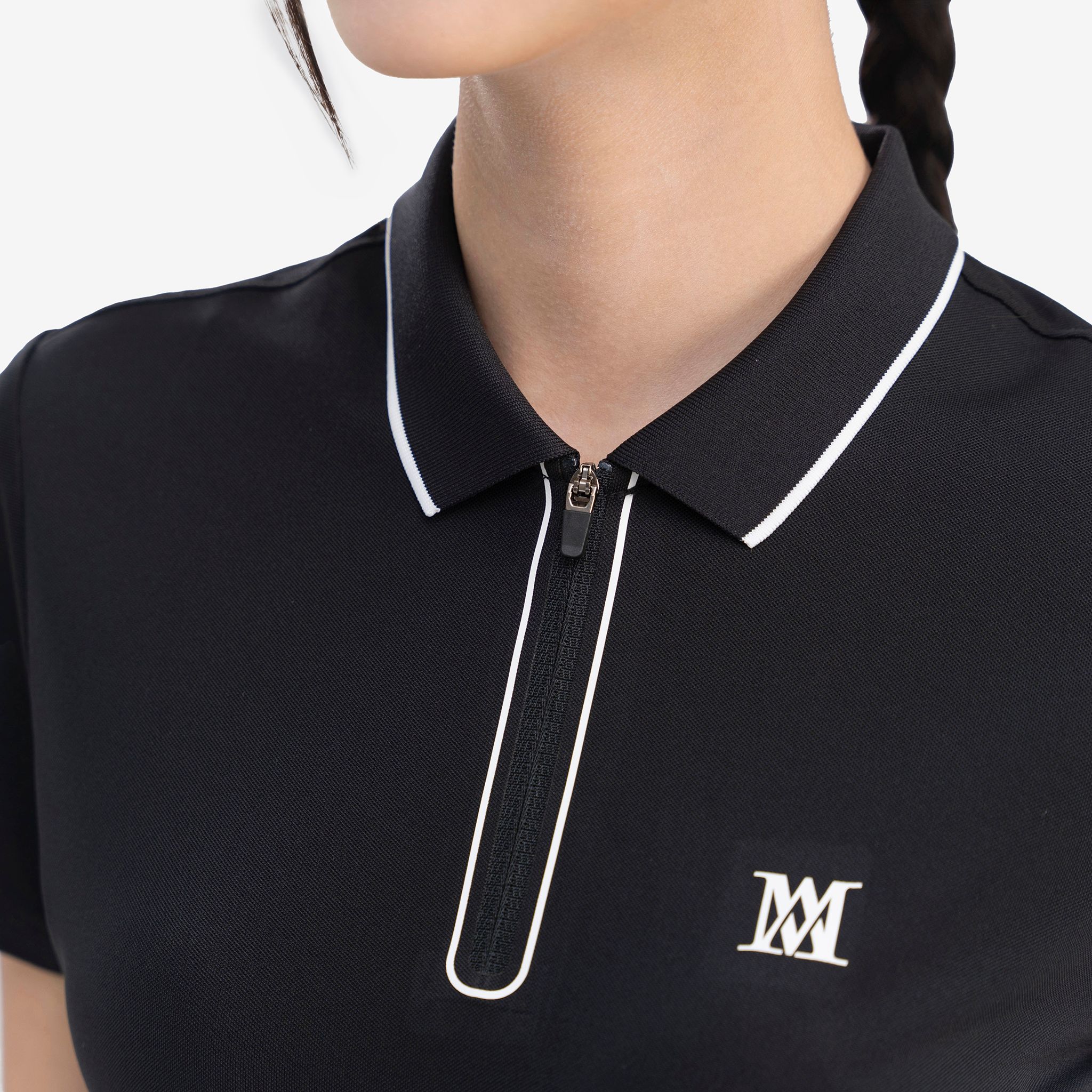 Áo Polo nữ AM màu đen WP25117-00