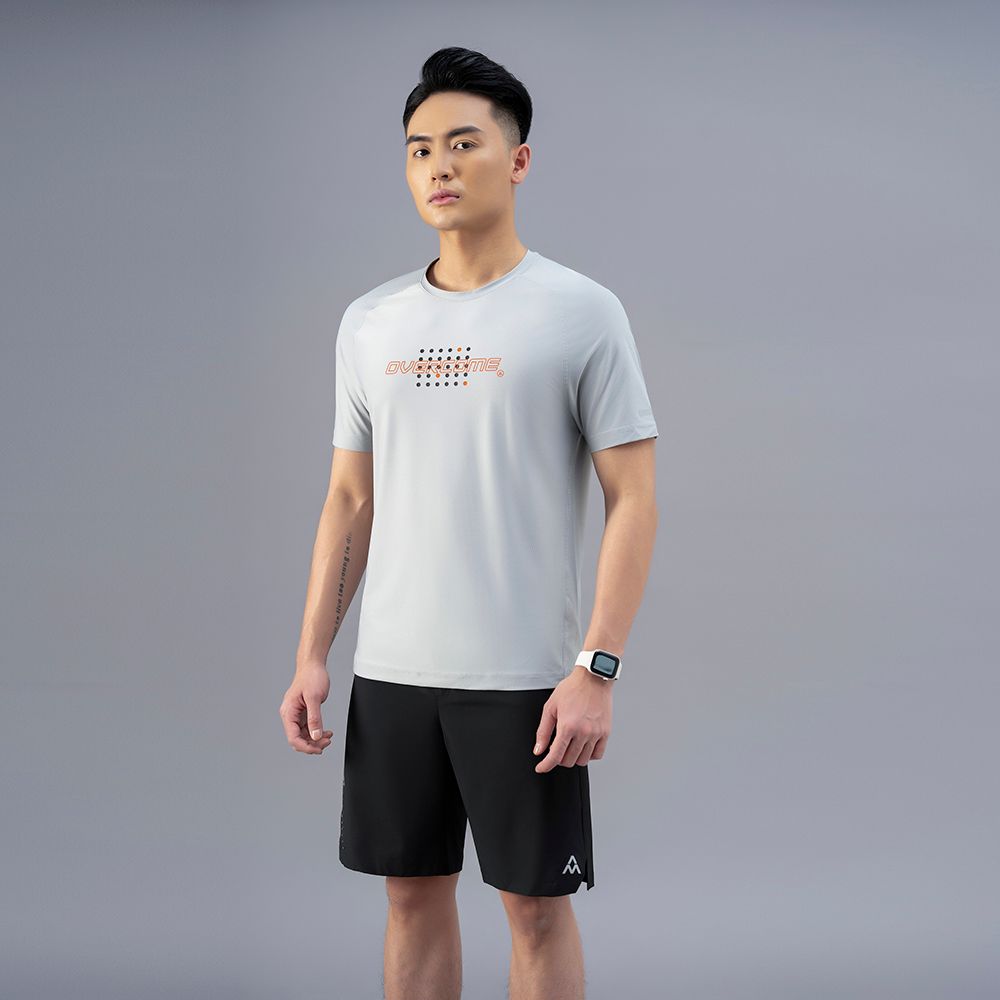  Áo Tshirt nam AM màu ghi TSM231-22 