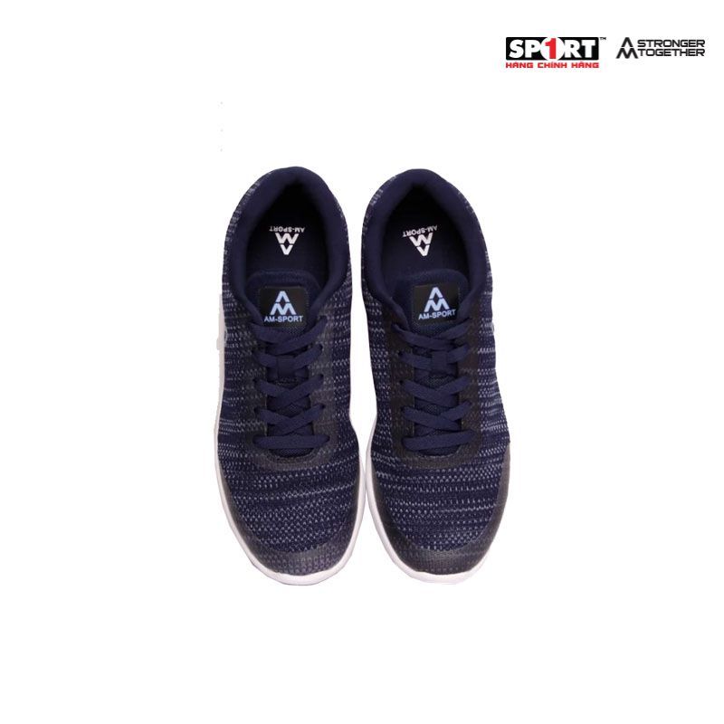 Giày running nam AM xanh tím than – 421