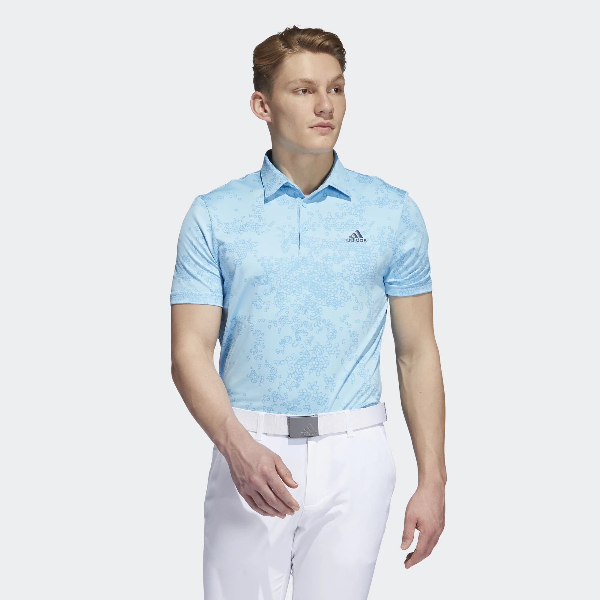  Áo golf POLO JACQUARD adidas nam - HF6616 