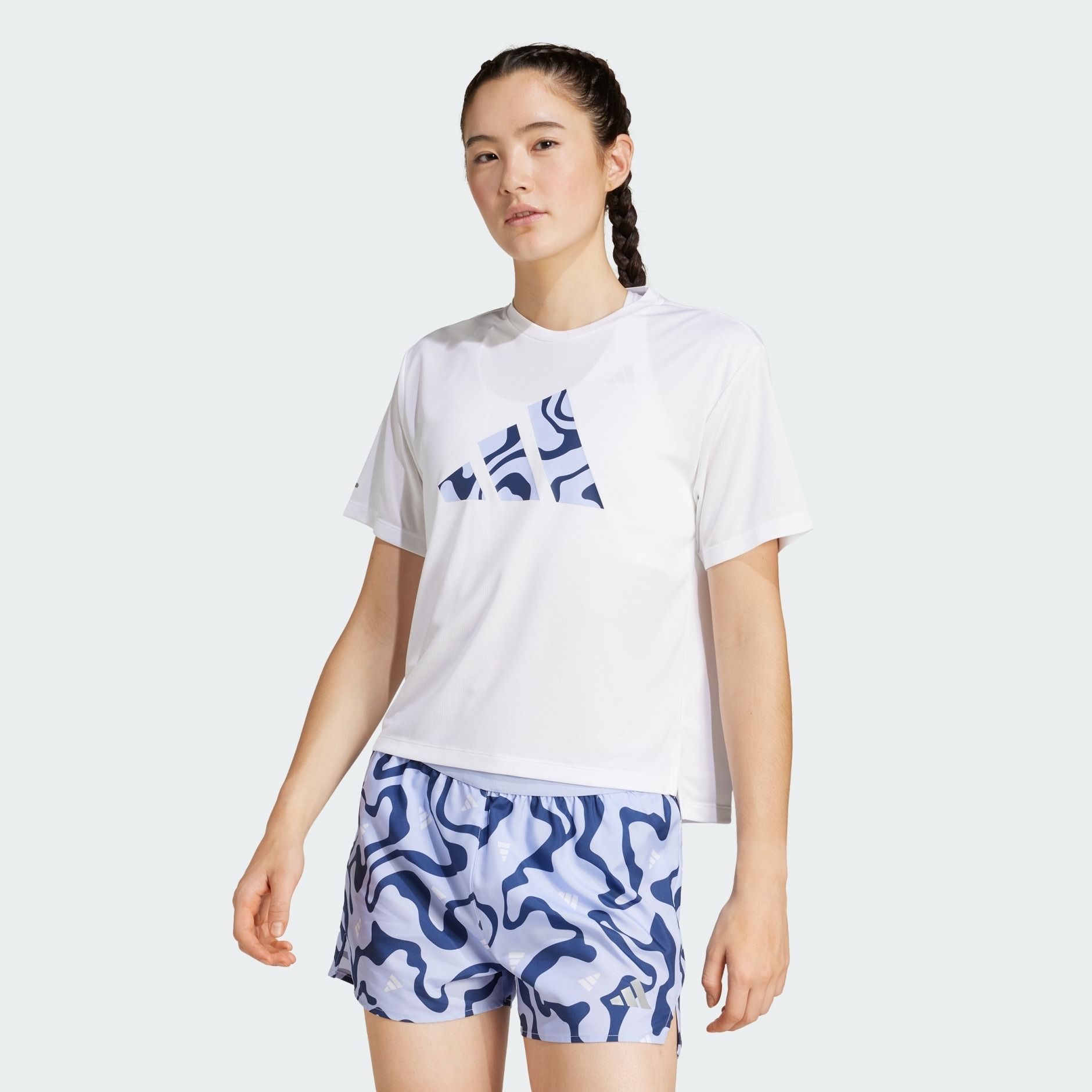 Áo running adidas Run It Brand Love nữ JD2349