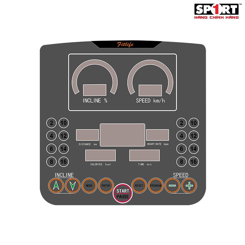 Máy chạy bộ điện cao cấp Sport1 JB - 8800A