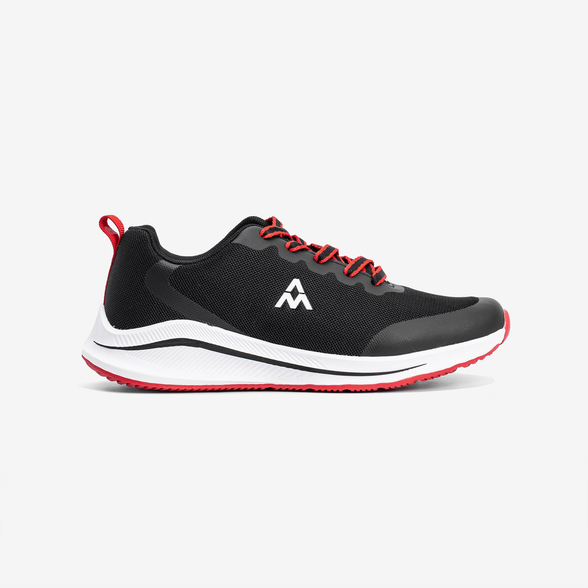 Giầy Running MID TOP màu Black/Red AM23106