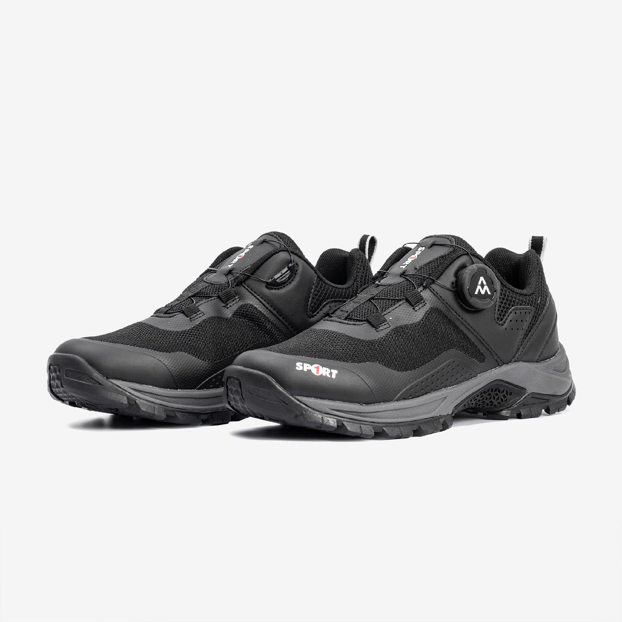 Giầy Running Nam màu Black AM23200
