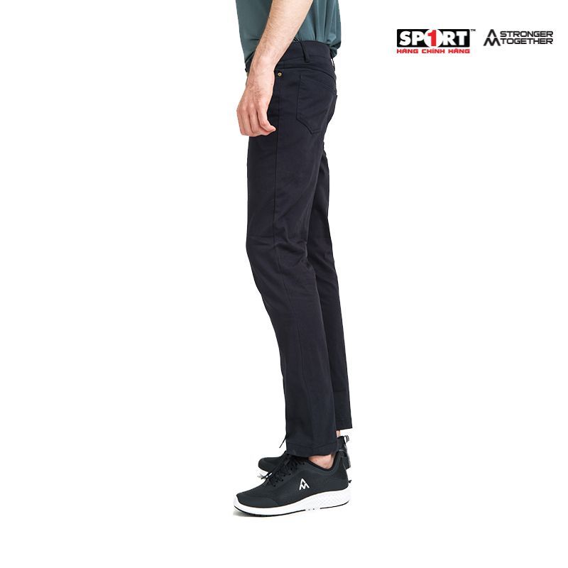Quần khakhi AM nam màu tím than KK001