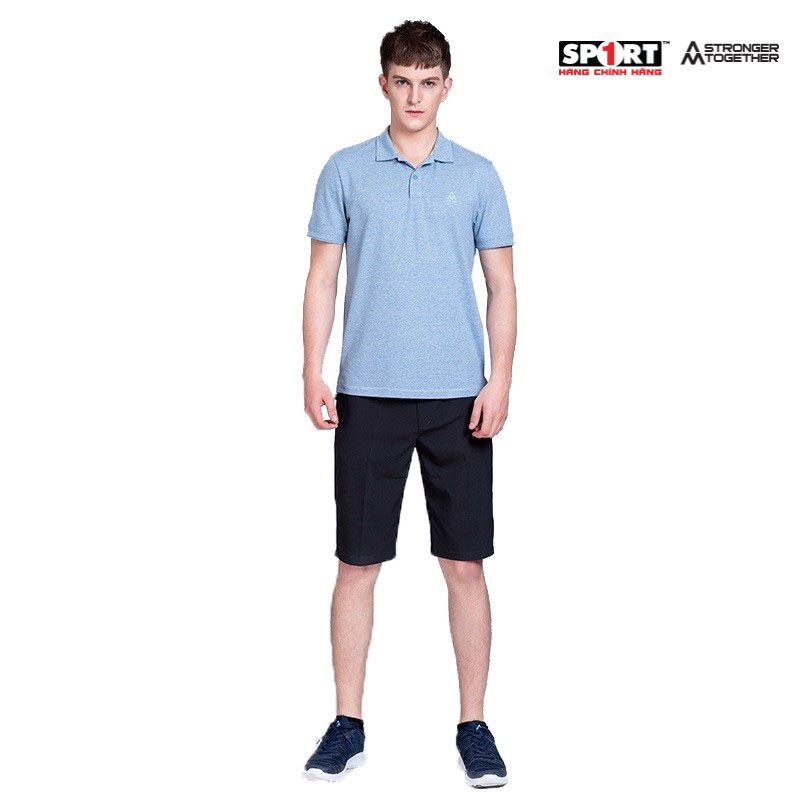 Quần short golf AM nam tím than SG04