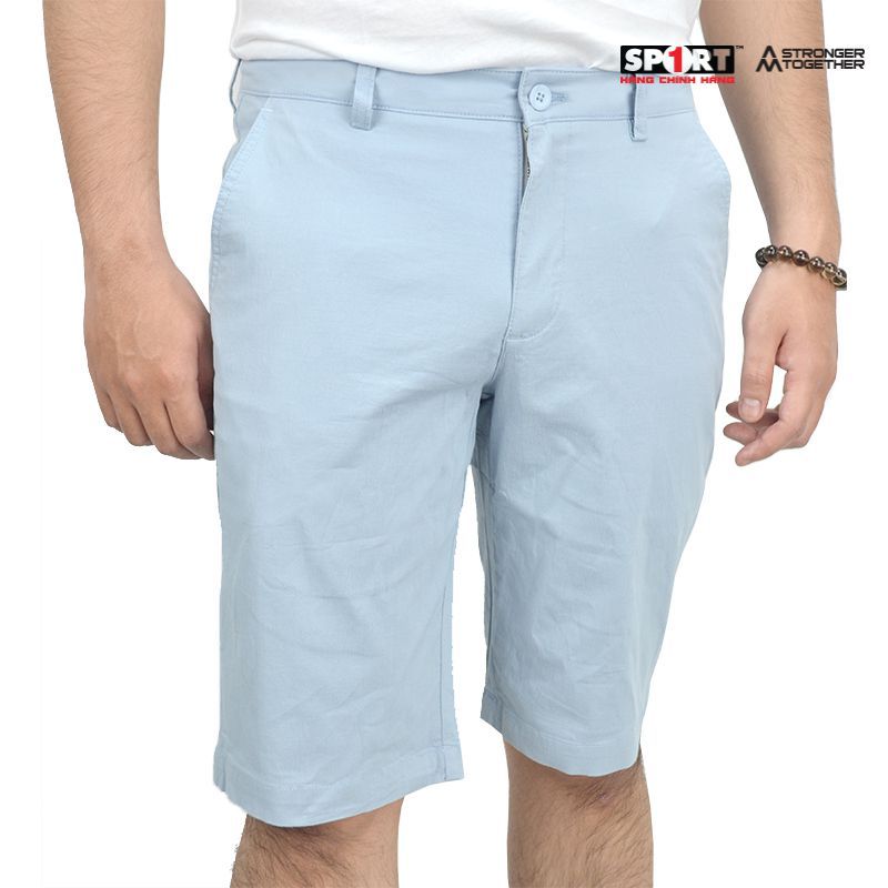 Quần short khakhi nam xanh ngọc KK002