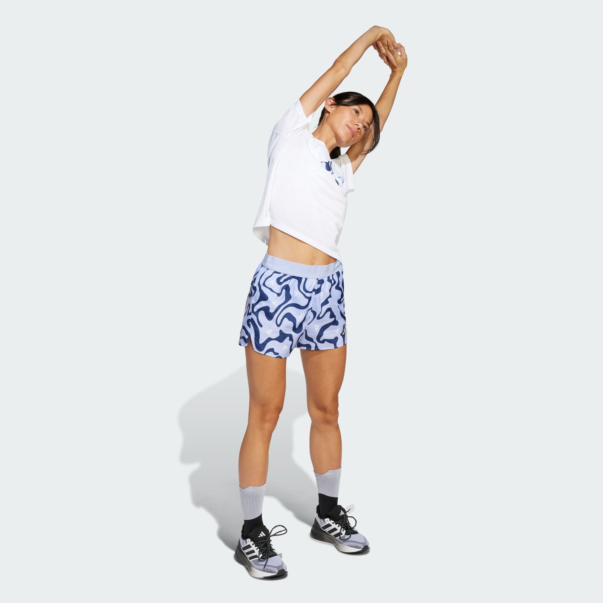 Quần running adidas Run It Brand Love nữ JD2346