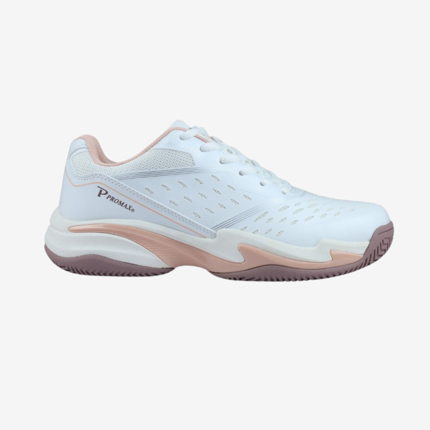 Giày pickleball promax PI86 white/pink