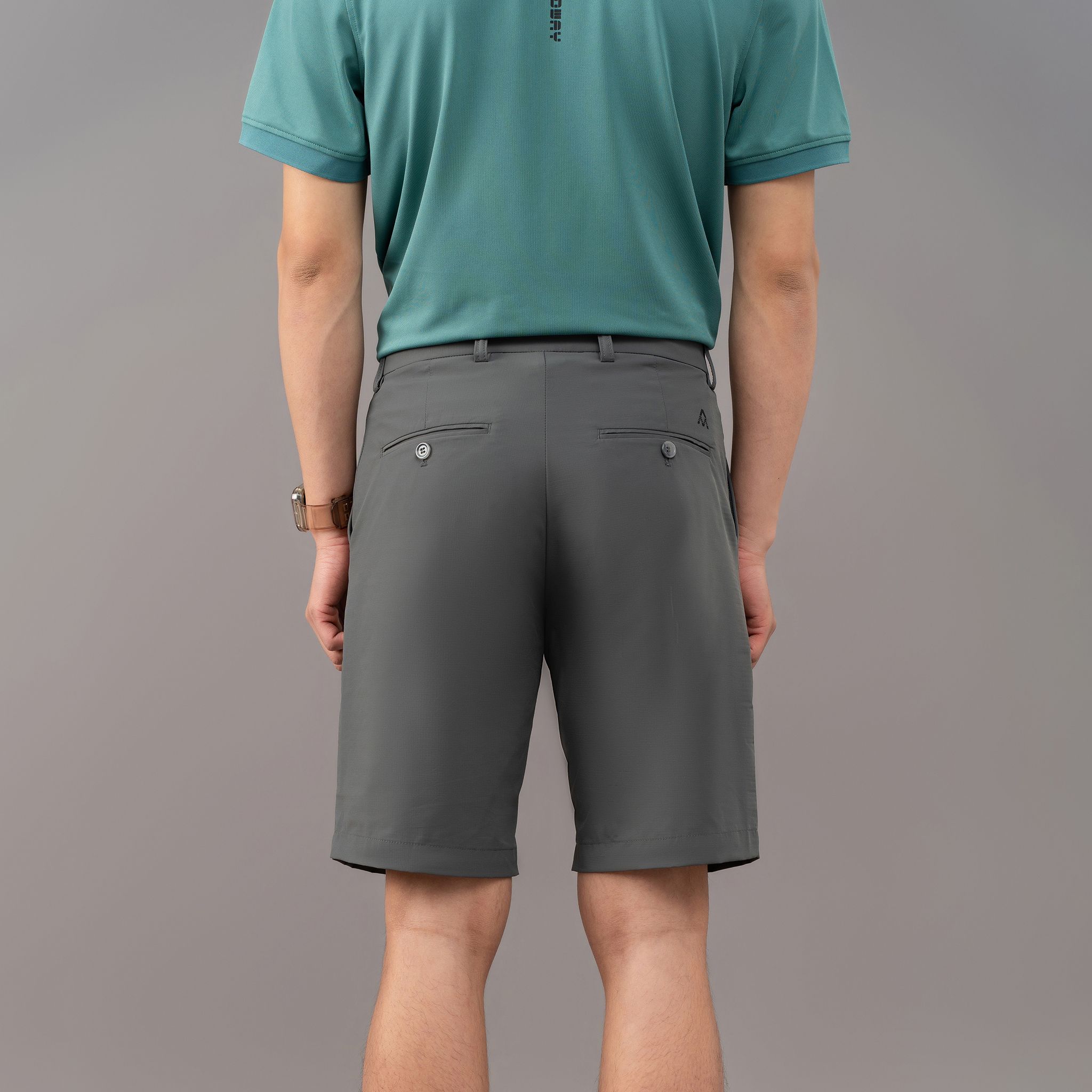  Quần short golf nam AM Dark Grey SGM233-20 