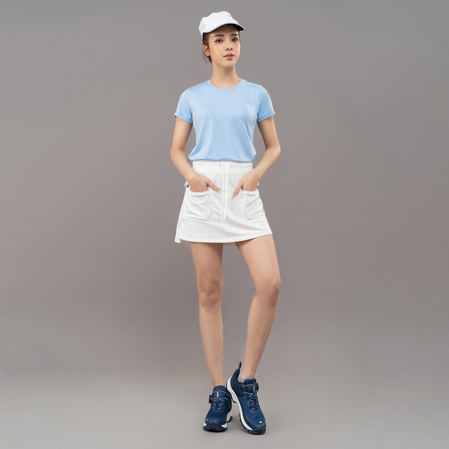  Áo Tshirt nữ AM xanh da trời TSW2301-33 