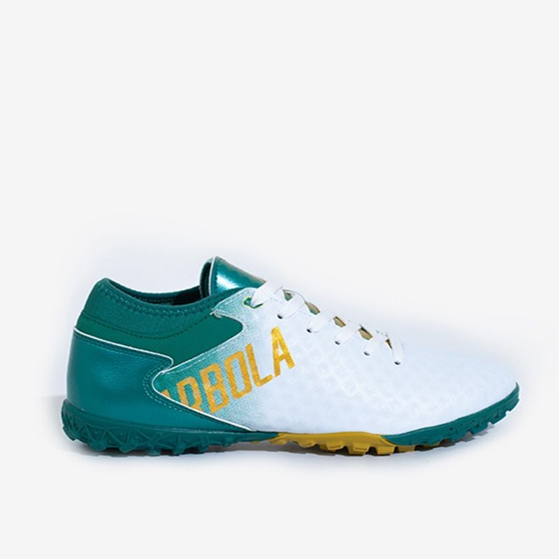 Giày bóng đá jogarbola JG-9020 colorlux 2.0 Ultra White/green/yellow