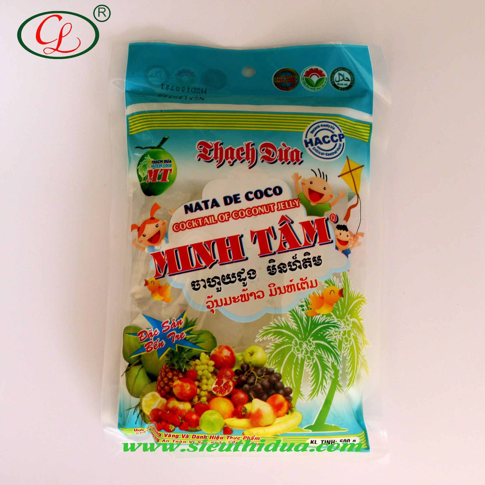  THẠCH DỪA TÚI NHỎ (500g) 