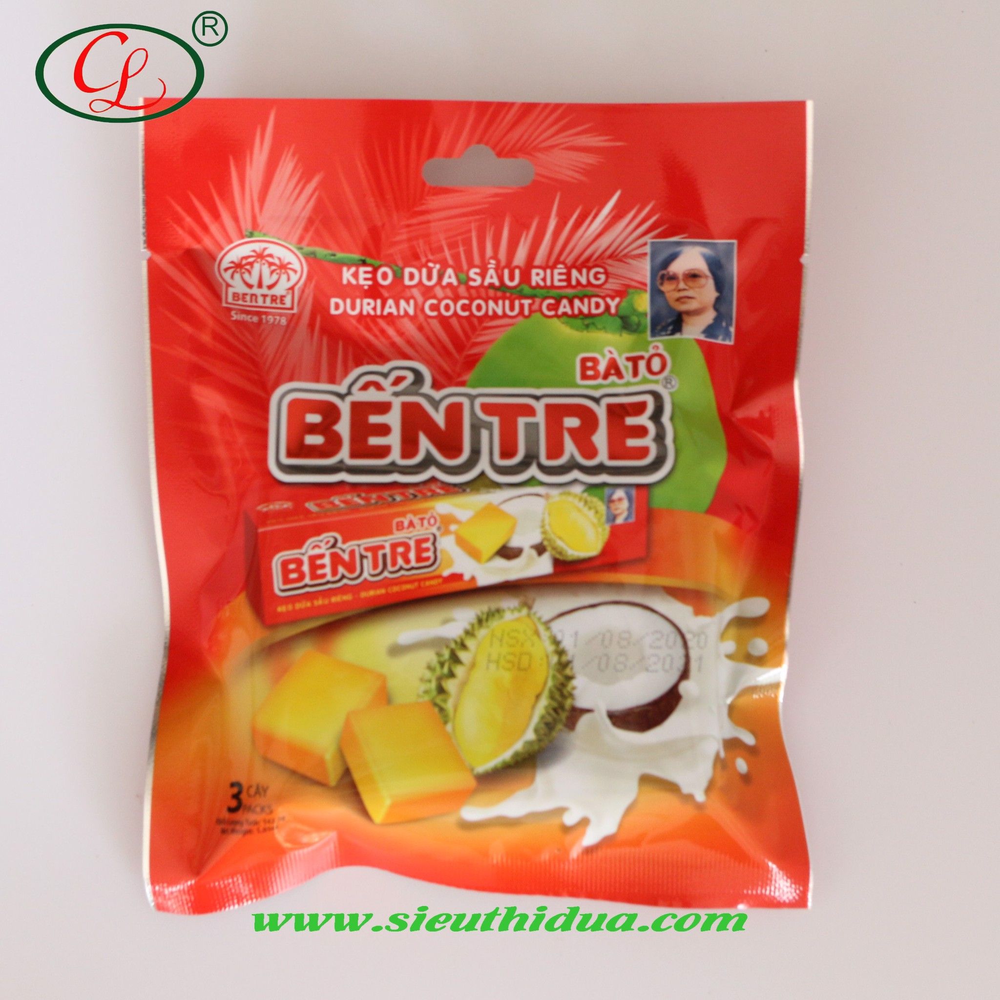  KẸO DỪA SẦU RIÊNG (142,5g) 