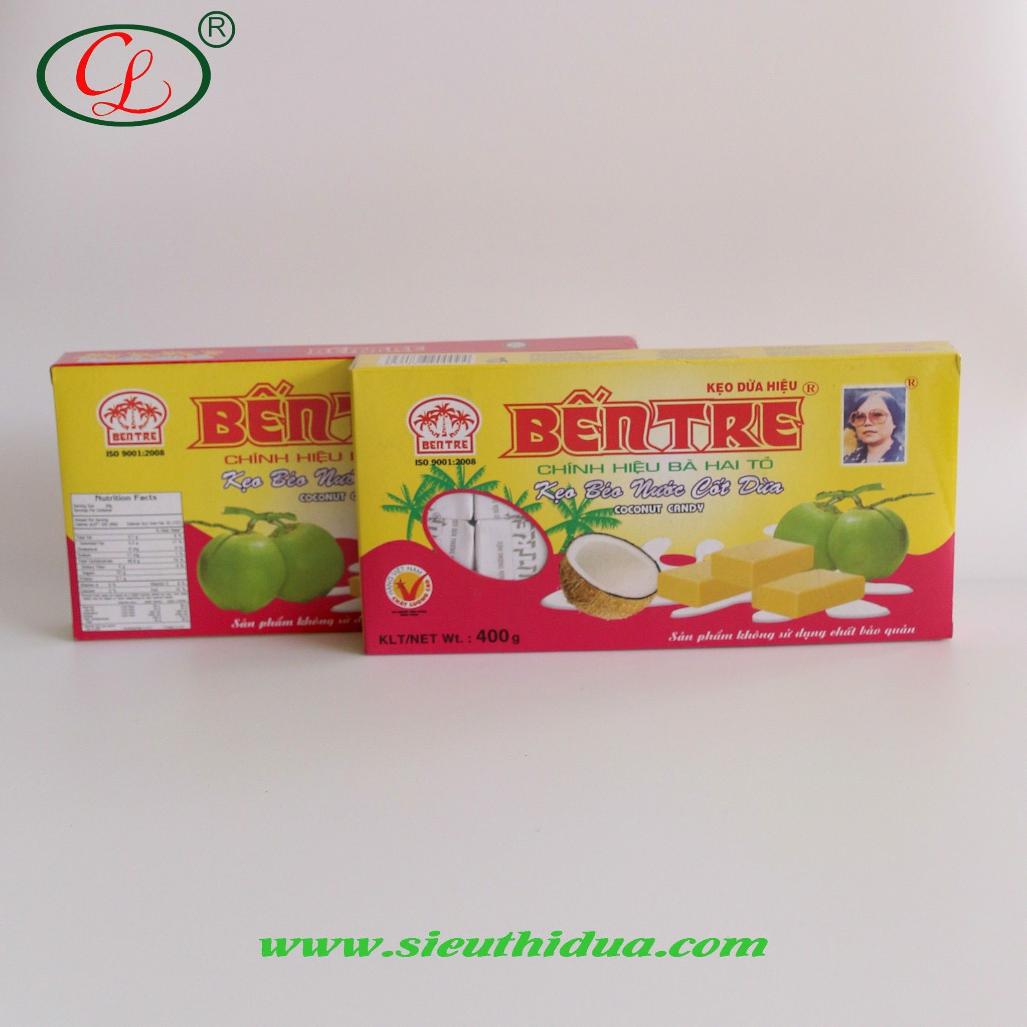  KẸO DỪA BÉO NƯỚC CỐT DỪA (400g) 