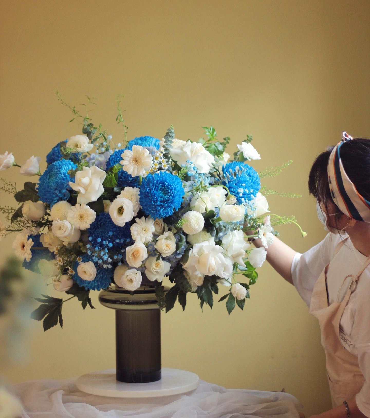 BLUE CENTERPIECE