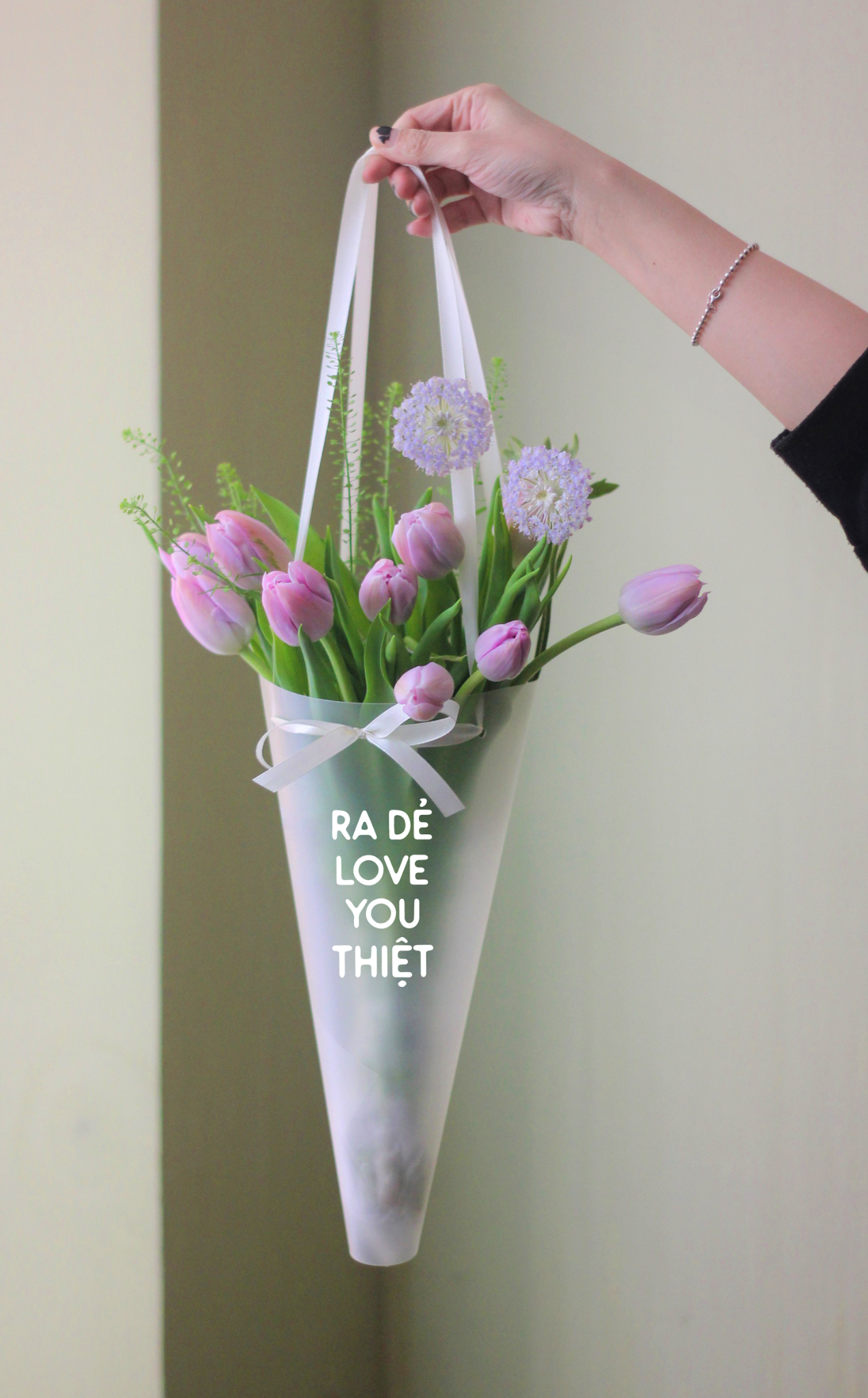 Pack Hoa Tin Nhắn - Tulip tím