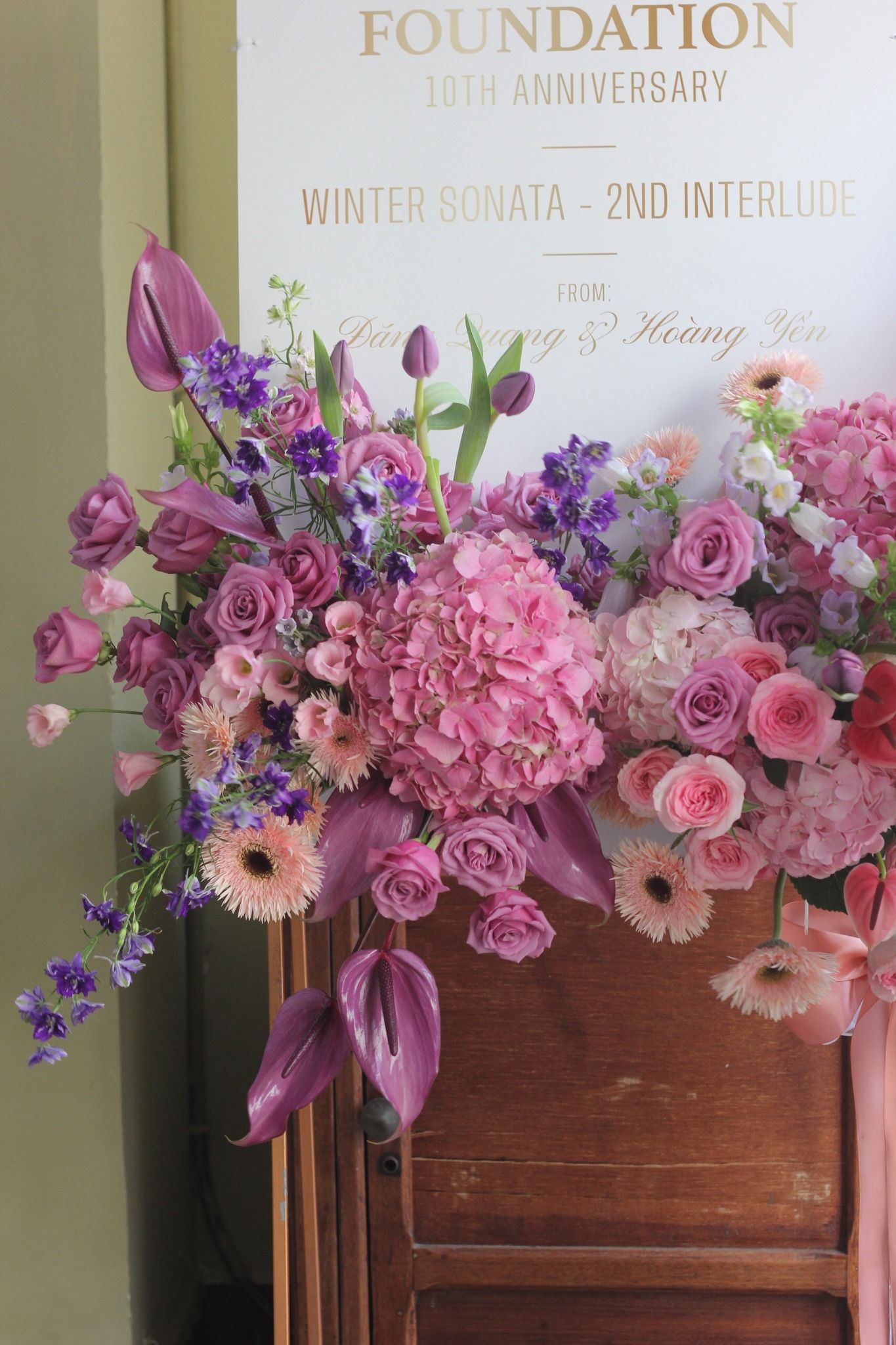 Pink Purple Congrats
