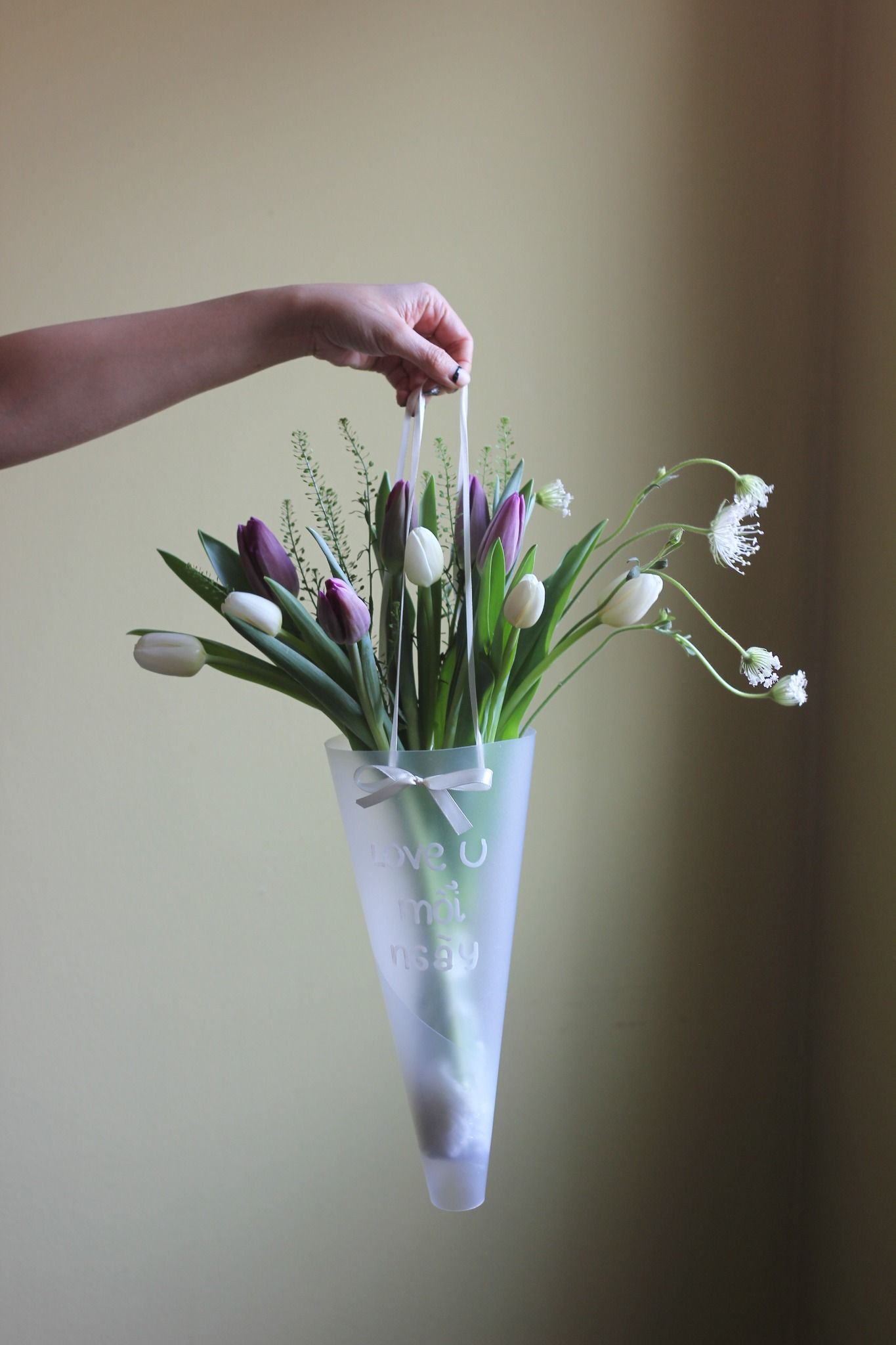 Pack Hoa Tin Nhắn - Tulip tím