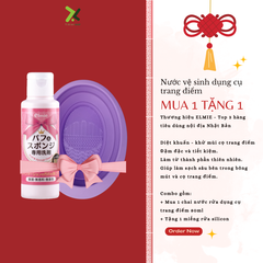 Nước rửa dụng cụ trang điểm Elmie - 80ml