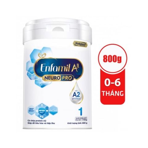  Sữa Enfamil A2 NeuroPro số 1 800g 0 - 6M 